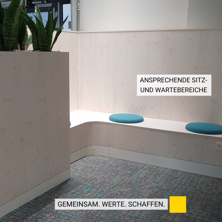 Ob in Arztpraxen, Kanzleien oder öffentlichen Einrichtungen – komfortable Sitzbereiche verbinden Funktion, Qualität und Wohlfühlatmosphäre.