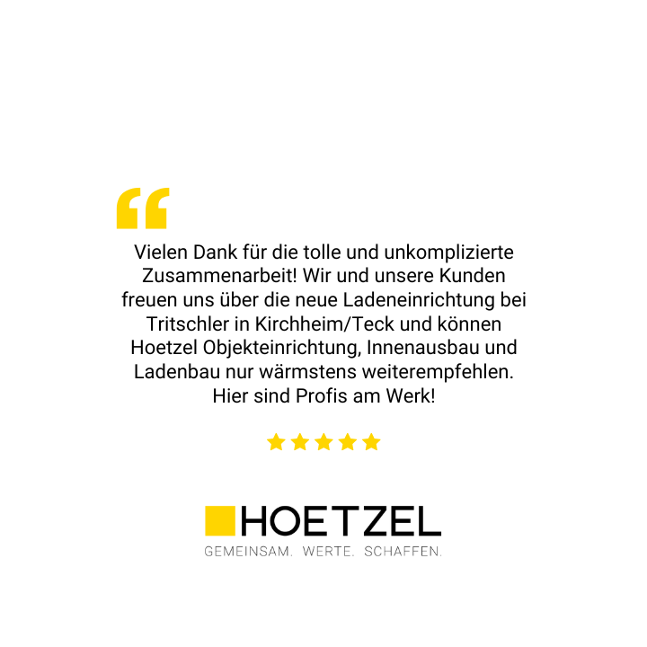 Google Bewertung von Kunden